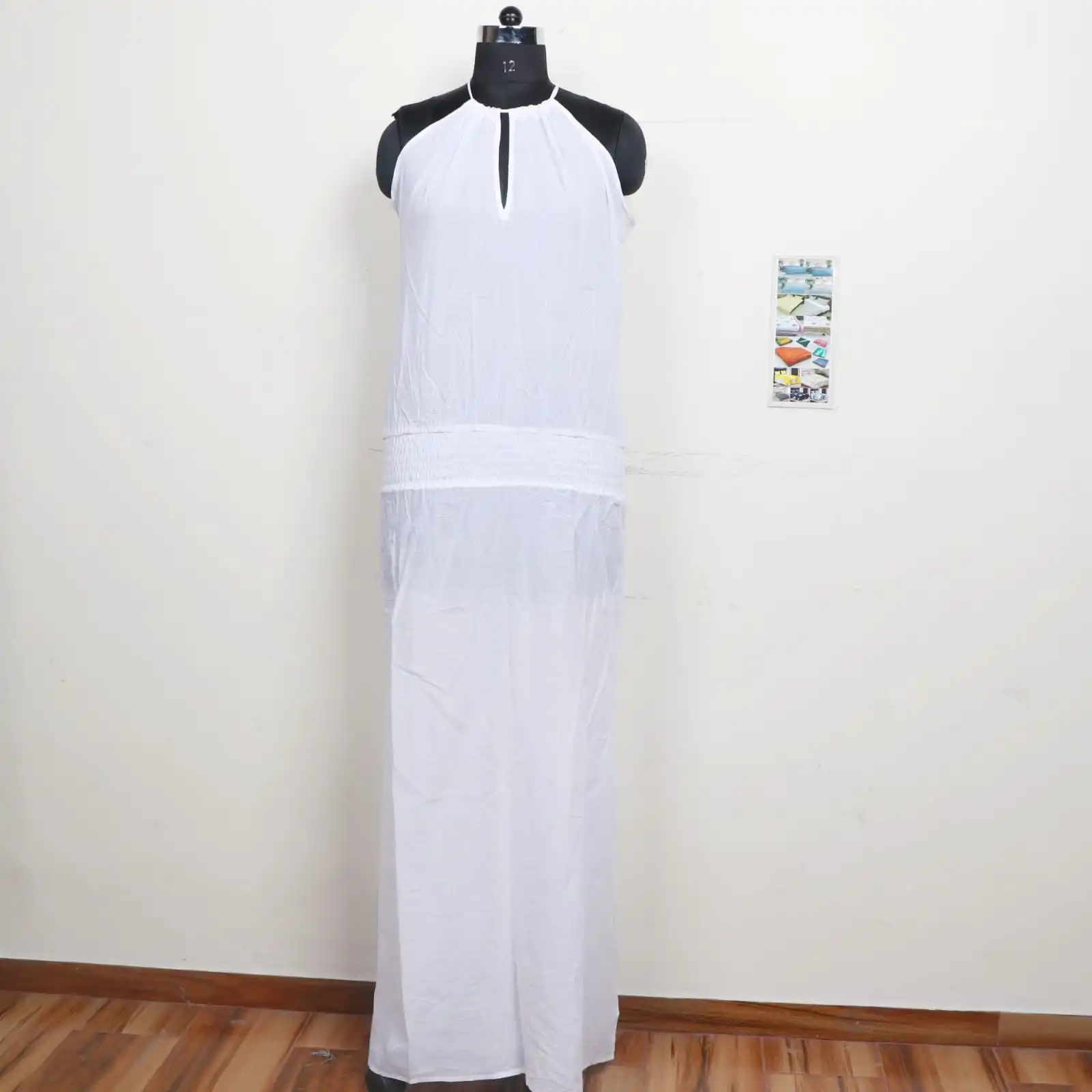 High quality manufacture custom 2022 New Arrivals Ladies Dress Off Shoulder Ruffle Women Evening Cotton Dress Summer Maxi Dress