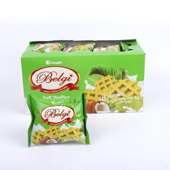 Вафли, мягкий кокосовый молодой рис, круглая коробка для торта, Вьетнам