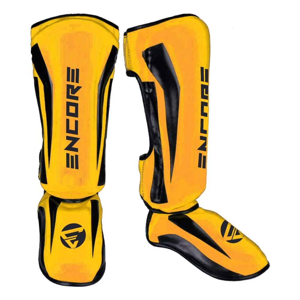 Shin Instep Guard Boxing Training MMA Muay Thai Fighting Instep Leg Protective Gear Protector