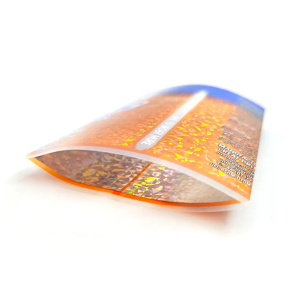 GH-Printing costom Holographic vinyl waterproof heat shrink sleve label  Gold Foil  for Plastic Bottles label