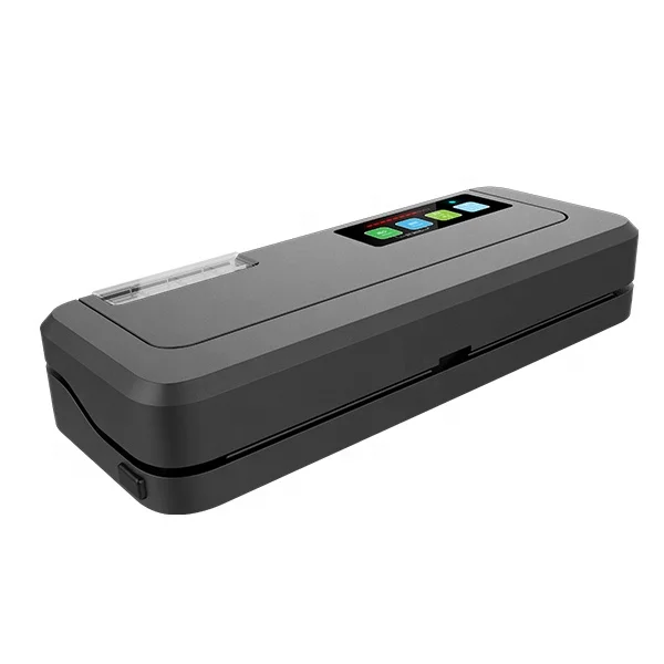 
Высокоэффективный портативный полностью автоматический вакуумный упаковщик пищевых продуктов 80 кПа с коробкой для хранения воды 