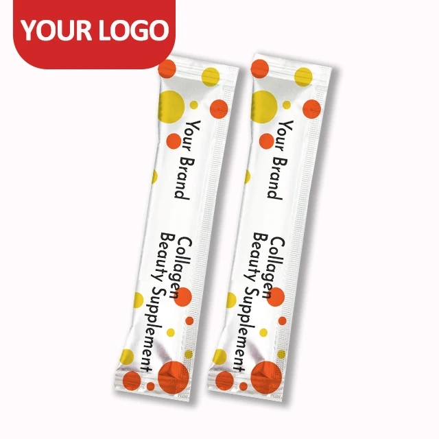 OEM your logo collagen drink powder peptides supplements promote proteins production help structure elastin and fibrillin