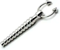 Ribbed T Male Urethral Penis Plug