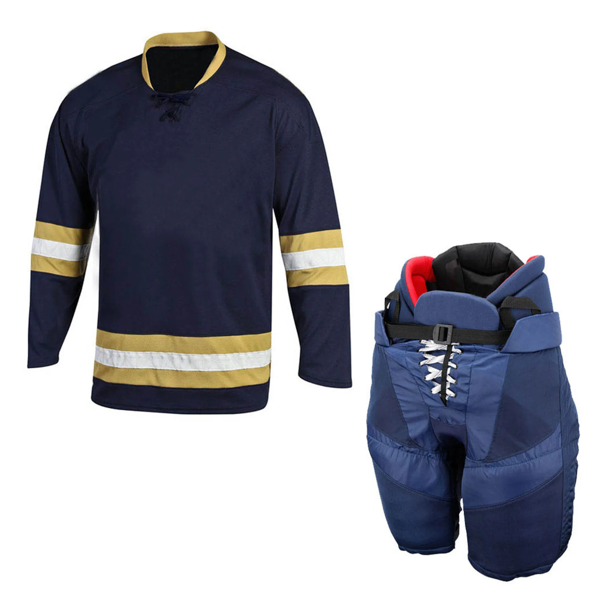 Униформа для хоккея с шайбой Высококачественная униформа двусторонняя колледжа