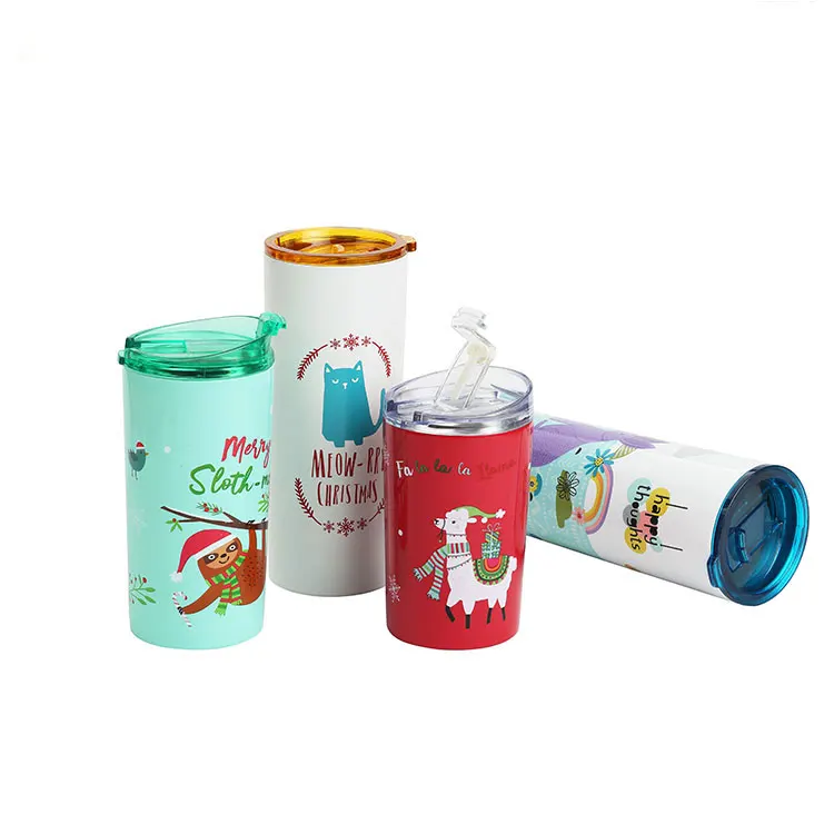 Popular promotional double wall 16oz vacuum insulated coffee stainless steel wholesale tumbler cups