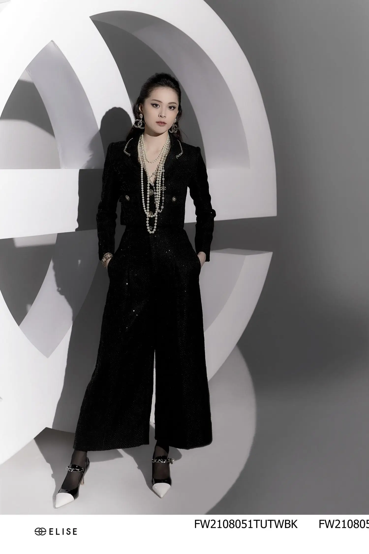 High Quality Manufacture New Design Black Feth Cloth Long Pant Fall 2021 Clothes Trend