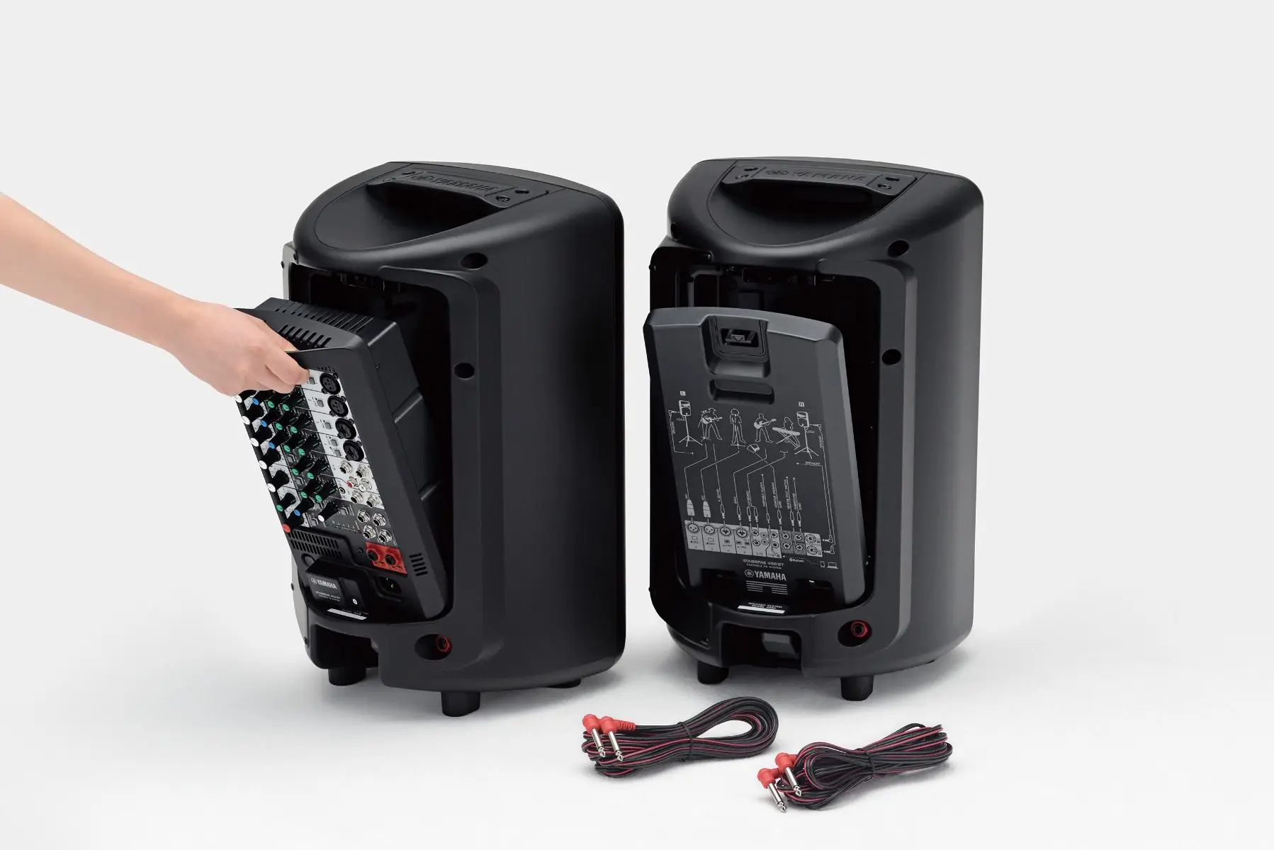 BUY 5 GET 3 FREE SHIPPING!! YAMAHAS STAGEPAS 400BT PORTABLE PA SYSTEM CABLE KIT