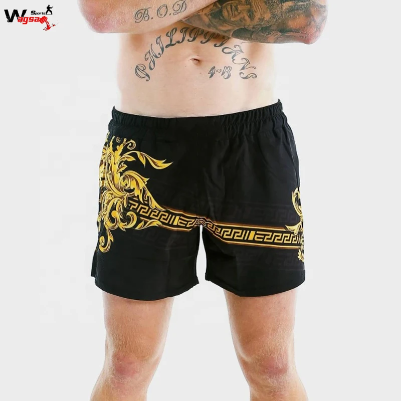 Дышащие шорты для боевых действий фитнеса MMA кикбоксинга в стиле муай-тай одежда бокса