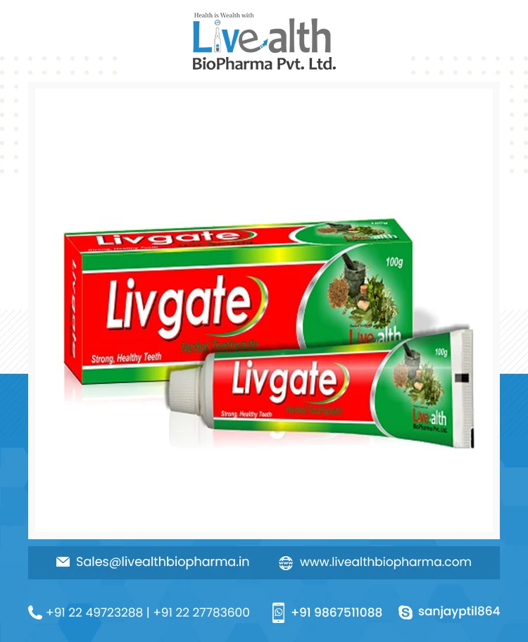 Новая экономичная свежая зубная паста Livgate по самой низкой цене