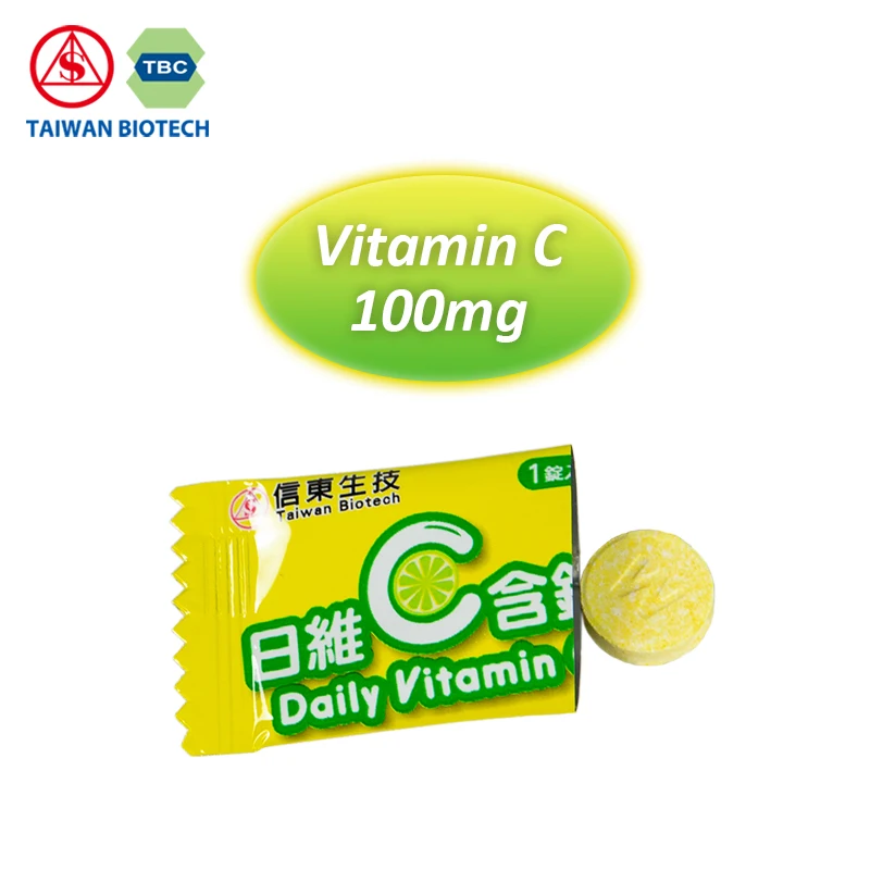
Sintong Chewable Vitamin C 100mg tablet for OEM 