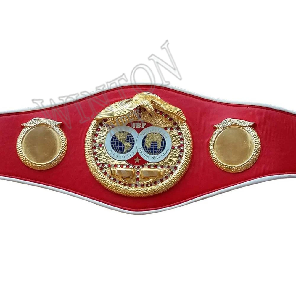New Arrival 2021 OEM New Customised Gold Color Wrestling Competition Belt Custom Made Logo 2mm Gold Decent And High Quality