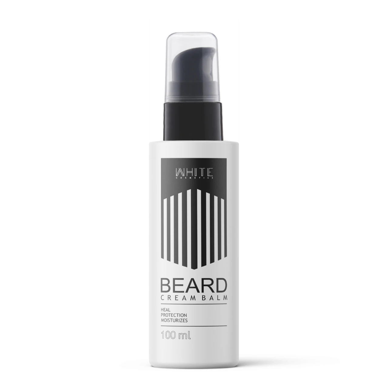 WHITE COSMETICS 100 ml Natural Cream-Balm For Beard for Beneficial Effect on Facial Hair and Skin