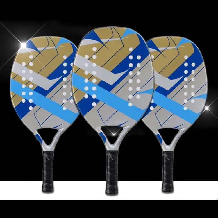 
Beach Tennis Rackets Custom Carbon Beach Paddle/Padel Racket with your logos and color combinations 