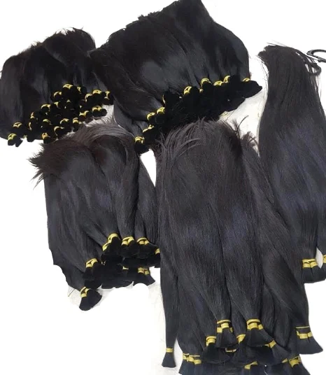 100% высококачественные накладные волосы вьетнамские человеческие плетеные необработанные для продажи