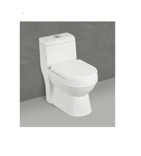 Ceramic One Piece Toilet Water Closet Top Quality White Modern Ceramic Toilet WC White Color Floor Mounted Siphon Flushing 220mm
