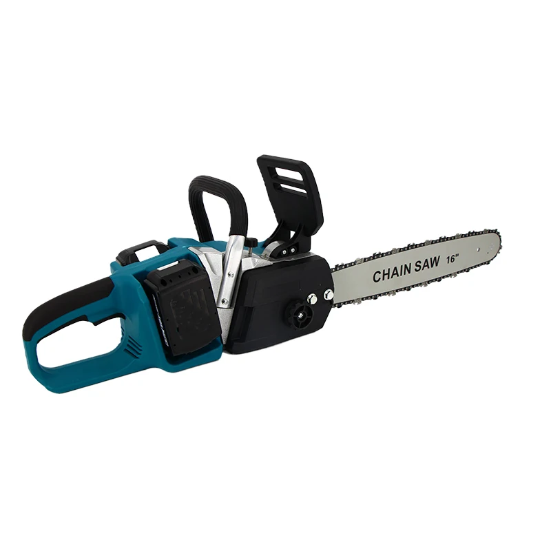 Factory price powerful wood&metal cutting machine 16inch rechargeable lithium-ion battery cordless power tools electric chainsaw