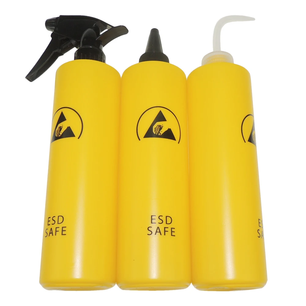 Anti static bottle ESD Alcohol Bottle Solvent Dispenser