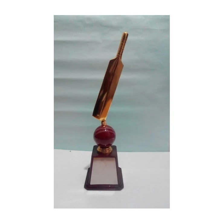 Personalized  classic Sports Trophy wholesale unique modern handmade Metal Gold plated customized logo print fancy vintage