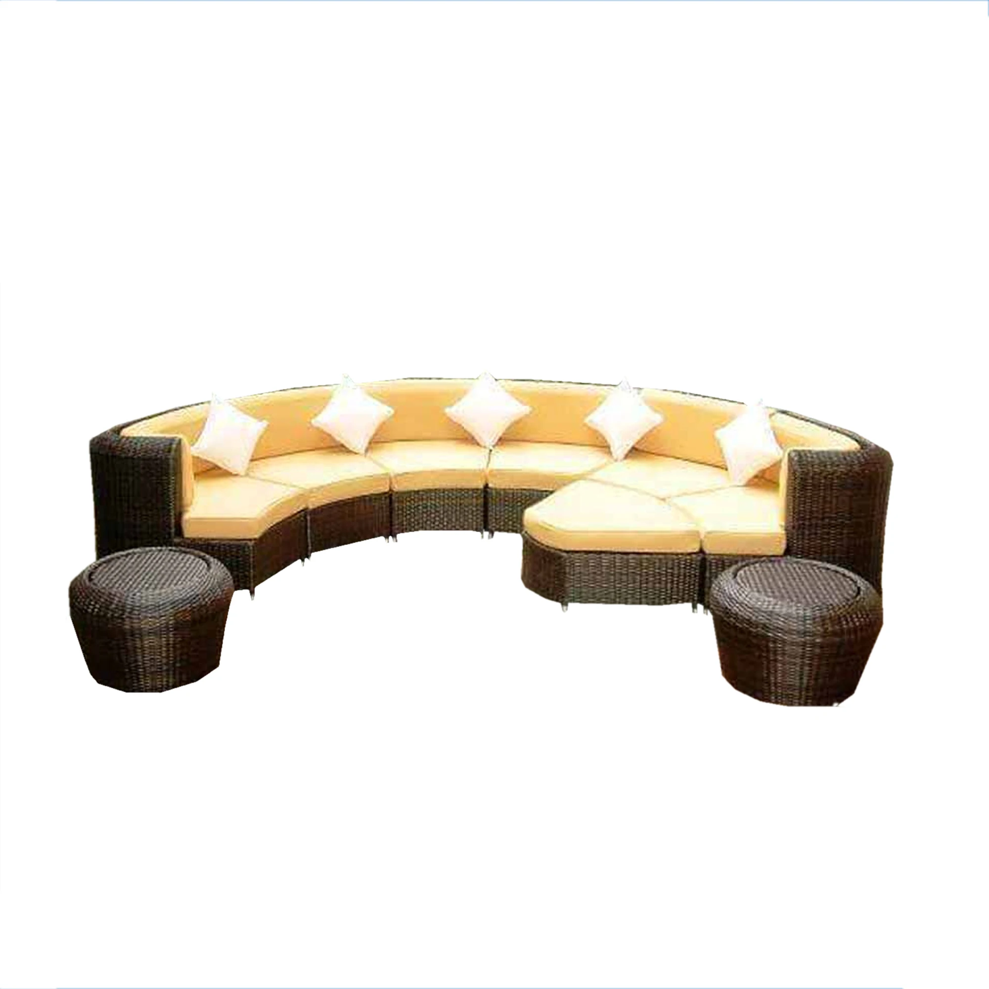 high quality aluminium outdoor sofa sets modern luxury patio garden sofa set rattan wicker wholesale price