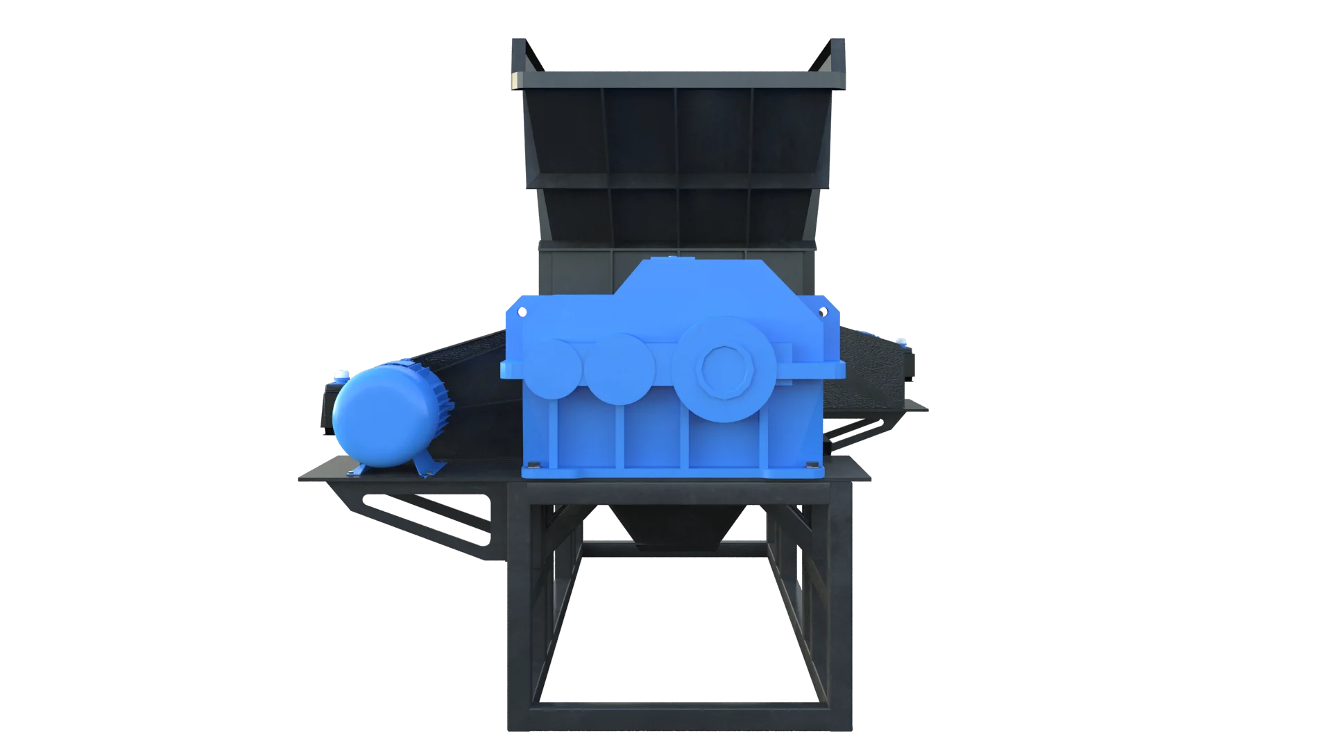 Two-shaft industrial Shredder ATR/S 4000 recycling for processing construction and household waste & other solid waste