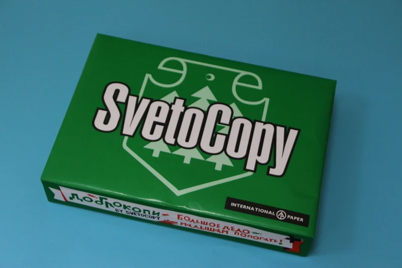 100% целлюлоза 80gsm бумага SvetoCopy A4/копировальная A4/80gsm 75gsm