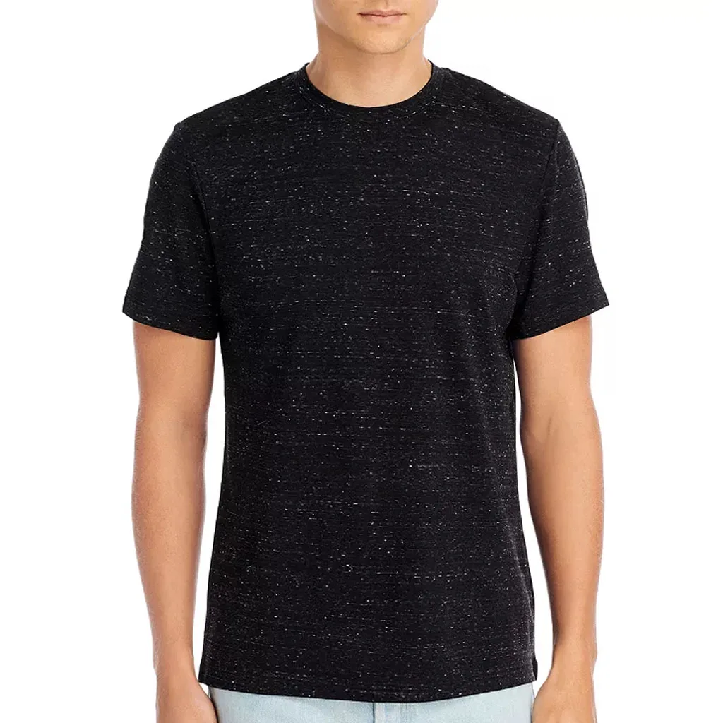 Мужская футболка с короткими рукавами темно-синяя из 100% хлопка летний сезон