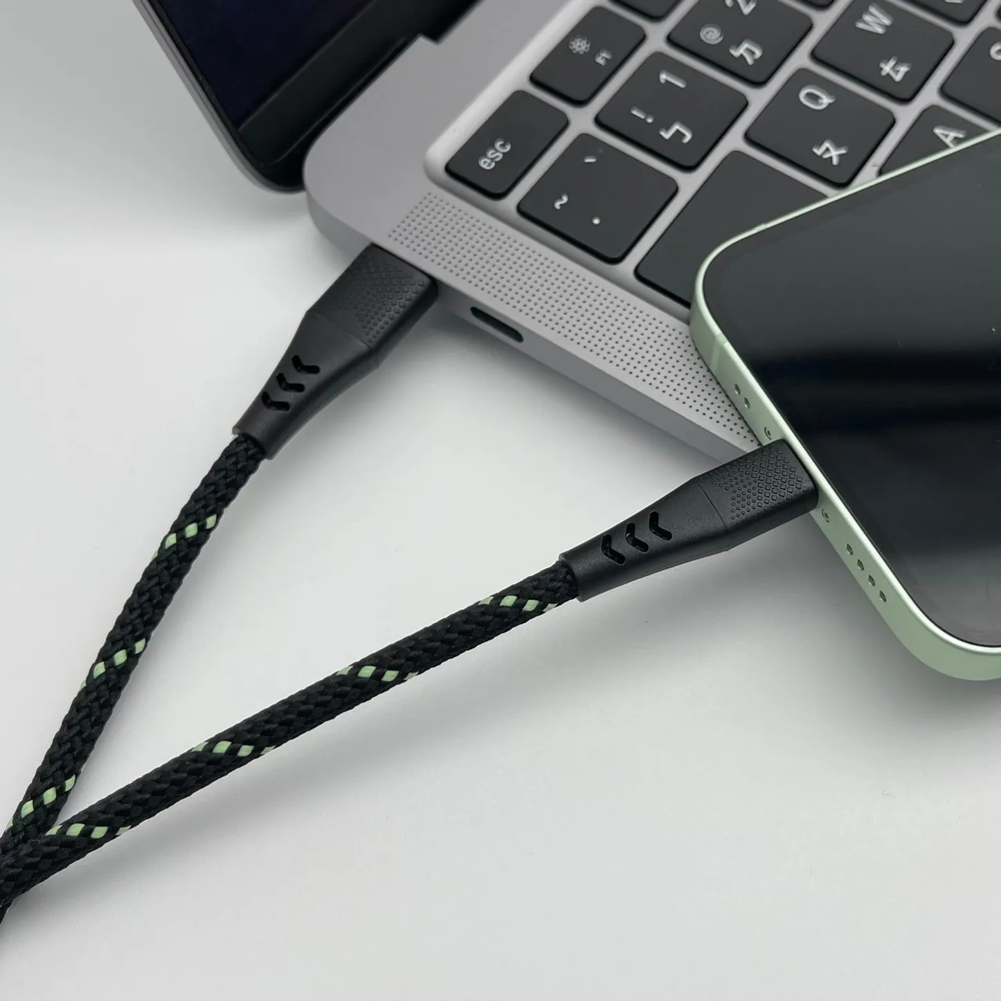 
MFi certified lightning cable - fast charging, braided, USB-C to Lightning (C94) 1M, 2M, 3M for iPhone 