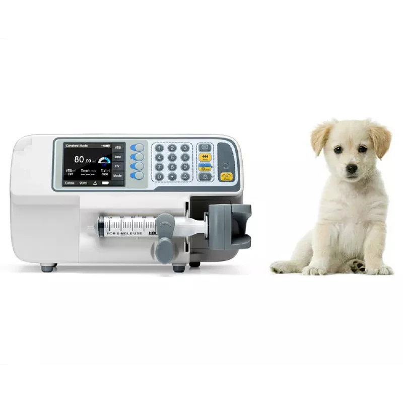 Новый тип ветеринарного оборудования одноканальный прочный электронный шприц с цифровой клавиатурой для животных ветеринарной клиники