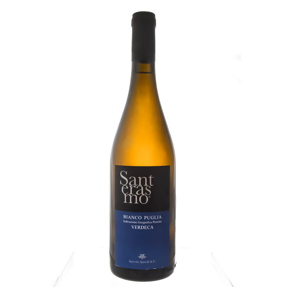 Best Italian White Wine Santerasmo VERDECA IGP Puglia Bottle 0,75L | Dry | Elegant aromas