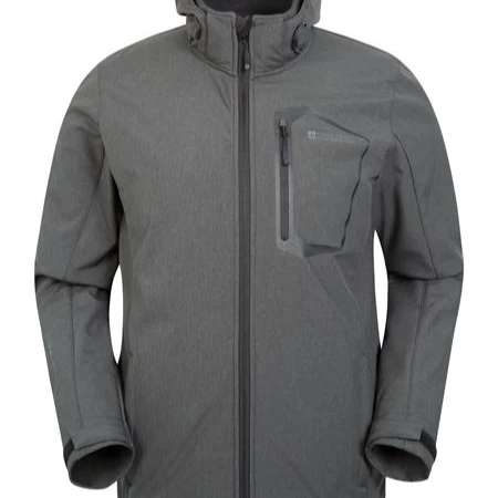 
Hooded soft shell jacket zip up 