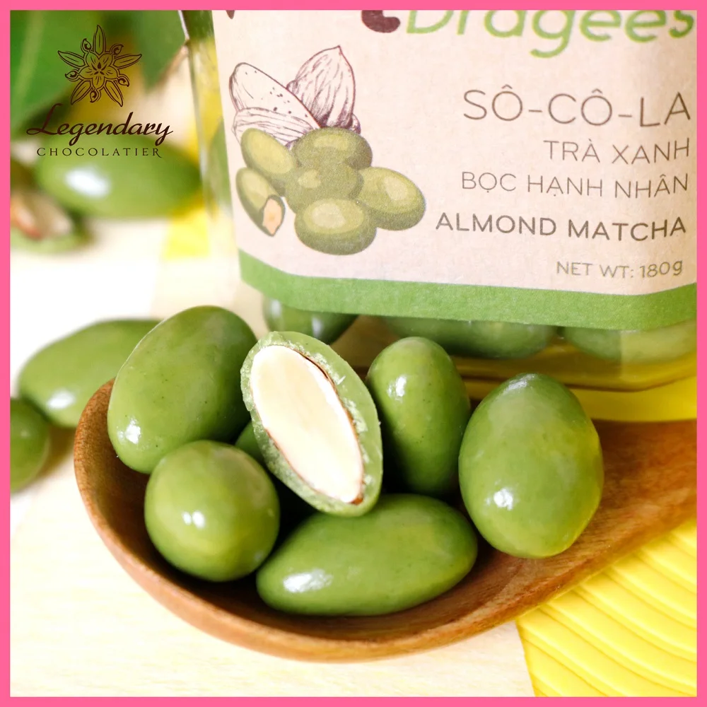 Best Seller Matcha Chocolate with Almonds Inside milka Viet Nam Good for Your Health and Family 5 Years Experience