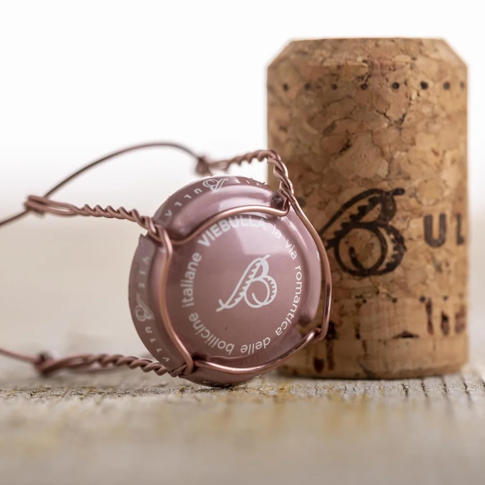 Итальянское игристое вино VieBulla Classic Method Brut 750 мл стеклянная бутылка премиум-класса сухой просекко поставка
