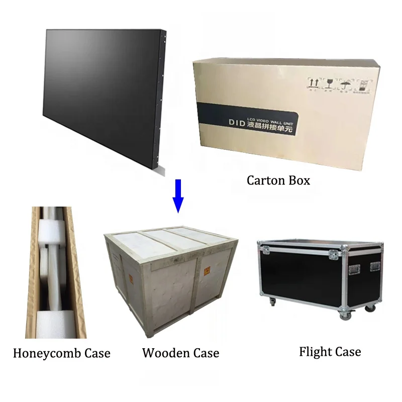 46 дюймовый супер тонкий дисплея рекламы lcd видео стена