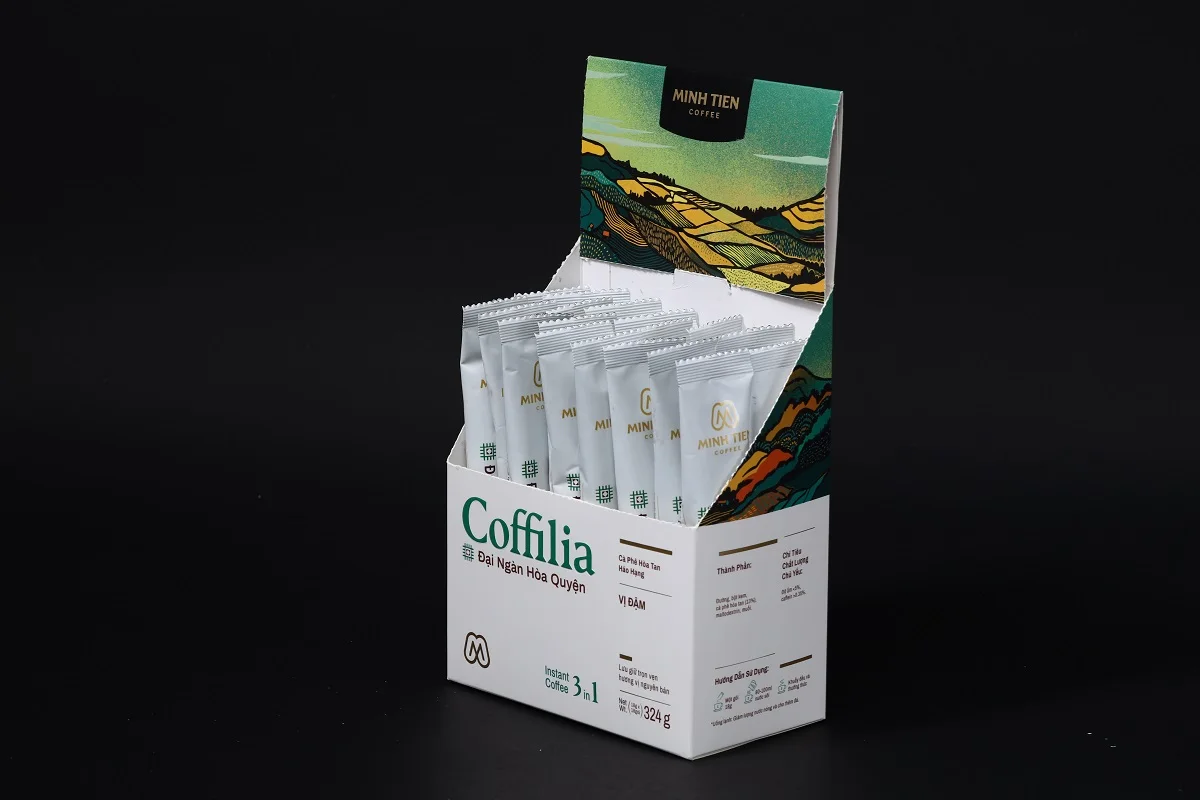 Vietnam Wholesale Cream Flavor And Mellow Taste Coffilia - 3 In 1 Instant Coffee Bulk Powder - Strong Flavor