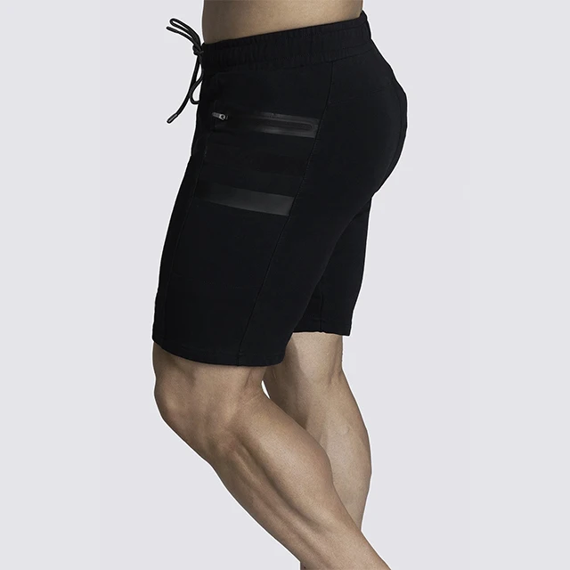 Customized Wholesale Spandex Workout Men Fitness Shorts With Pocket