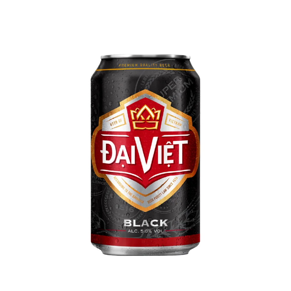 High quality Black beer in aluminum can 330ml certificated ISO best price for wholesalers
