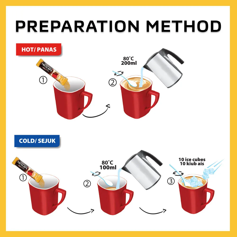 Wholesale Nescafe Mild Blend and Brew 3 in 1 Instant Coffee Powder Malaysia