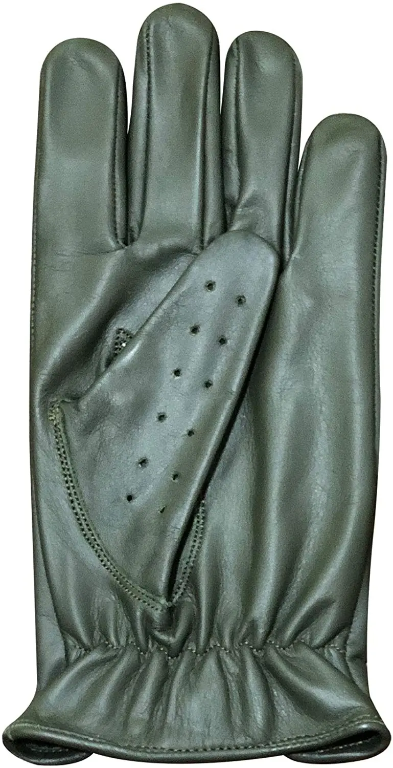 Dexam Professional Prime Leather Real Soft Leather Men Gloves Without Lining Driving Gloves Retro Glove Reverse Stitched