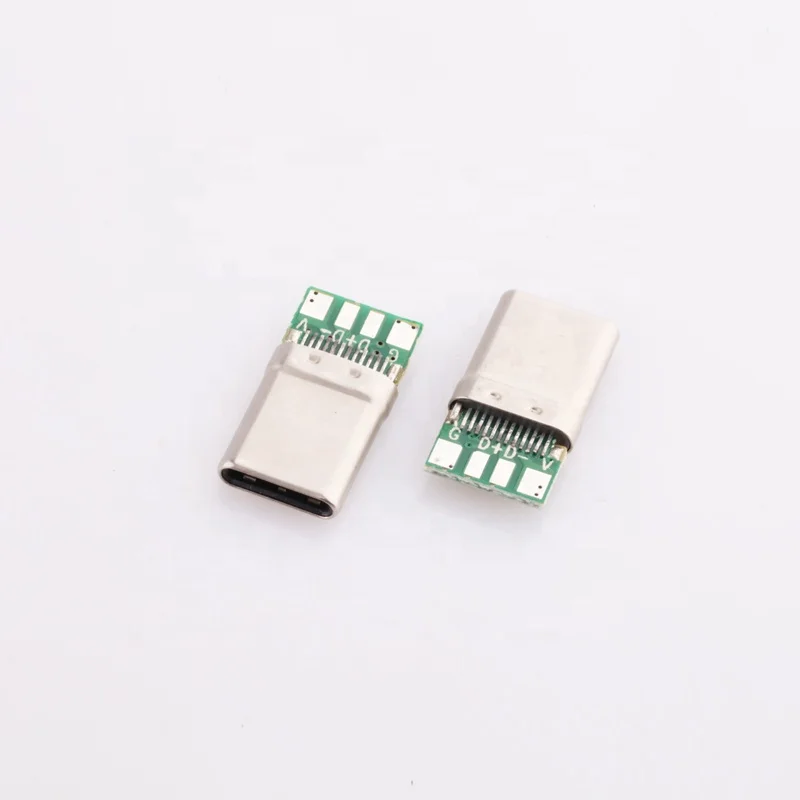 usb c male 4 pin connector usb c connector plug 2.0  3.0 usb c connector for plug