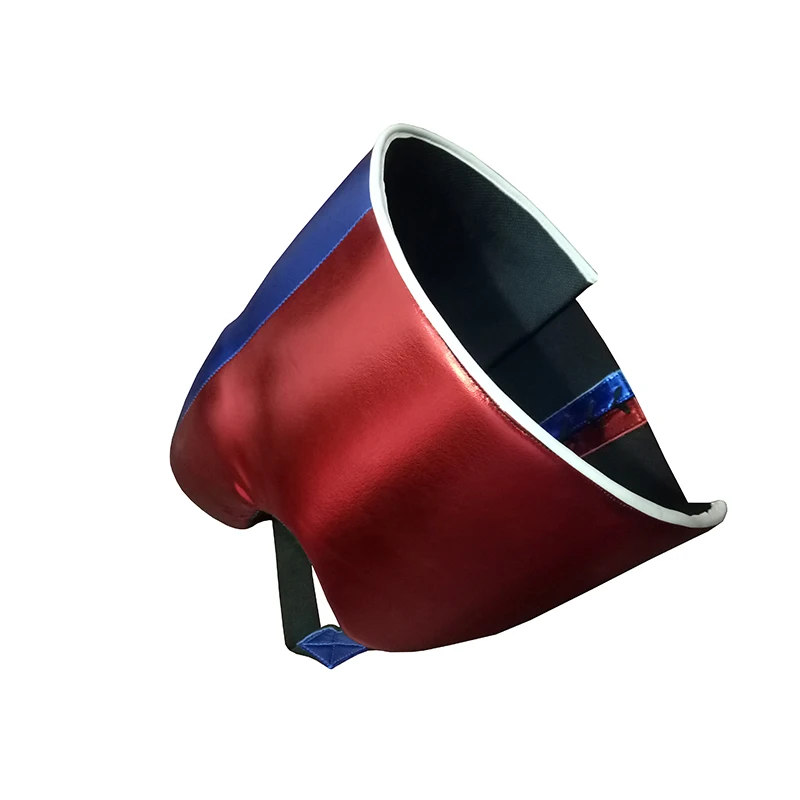 Hot Sale Customized Shiny metallic leather abdominal groin guard for MMA Thai boxing training for Men