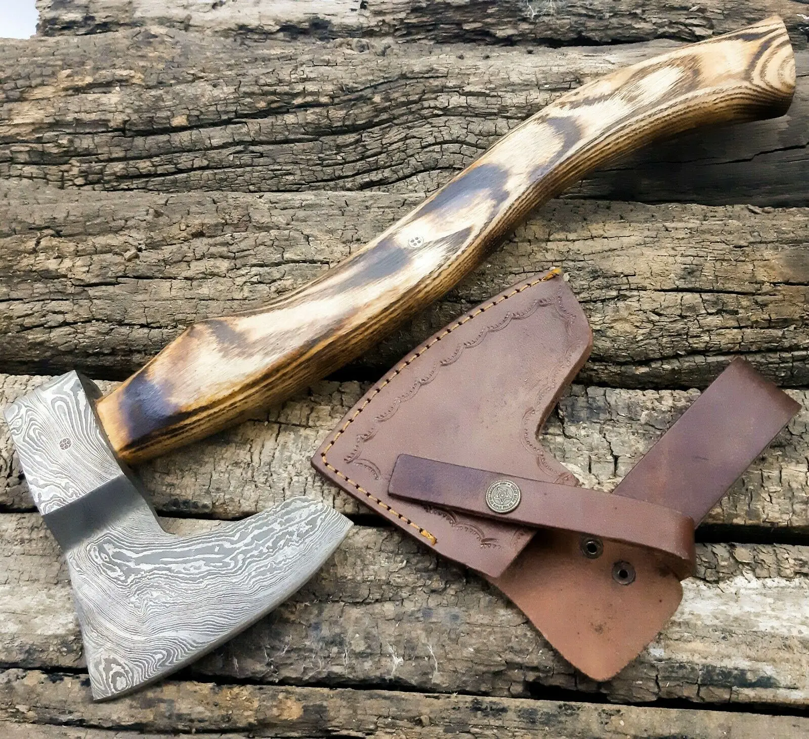 Красивый Топор Ручной работы из дамасской стали/топор Томагавк топор «ручка из ясеня-35