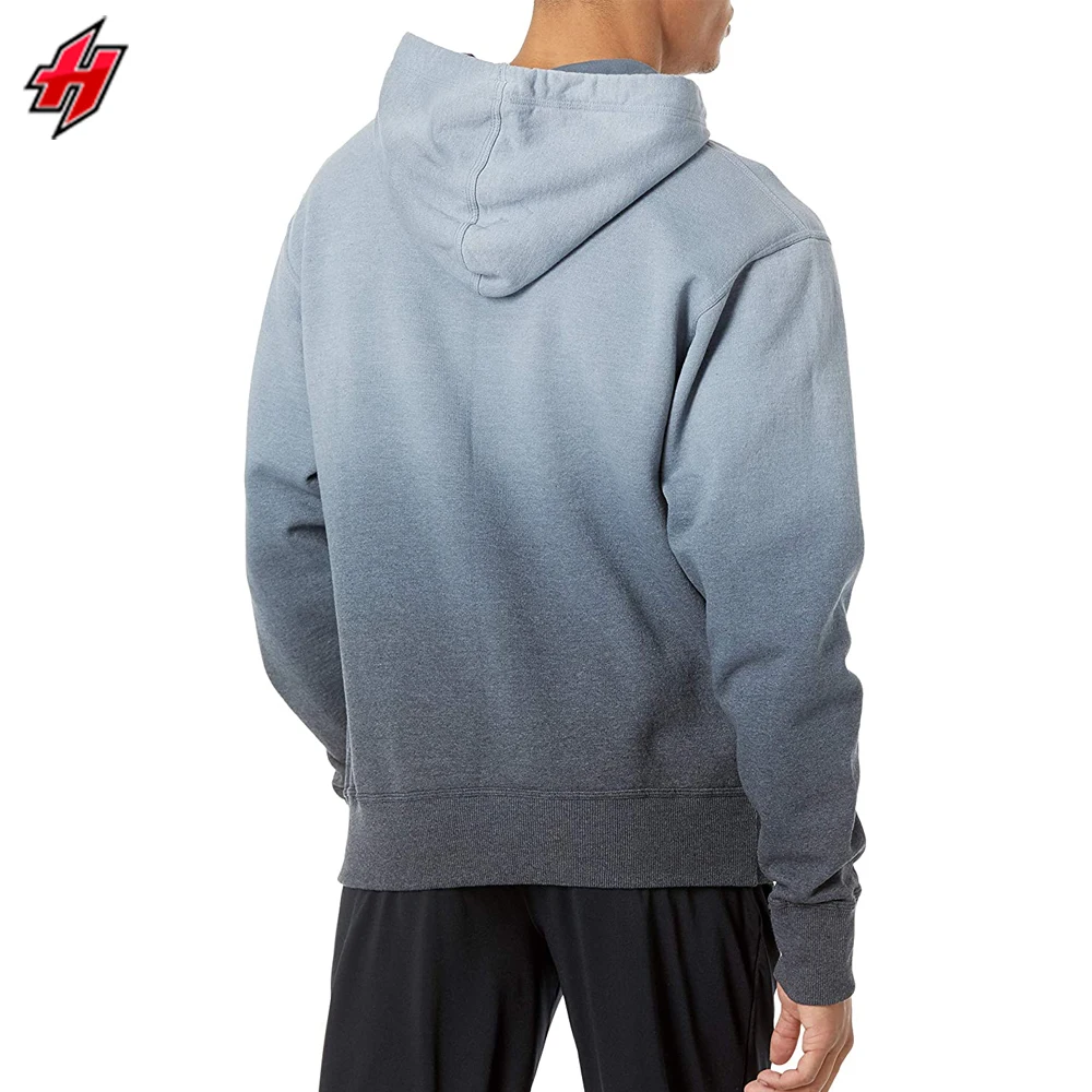 Мужская толстовка с капюшоном эффектом омбре оптовая продажа фабрики сублимационная унисекс