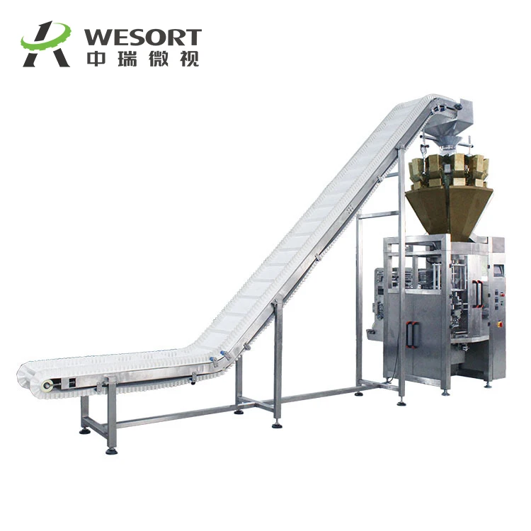 Hot selling banana chips/popcorn/potato chips professional industrial food vertical packaging machine