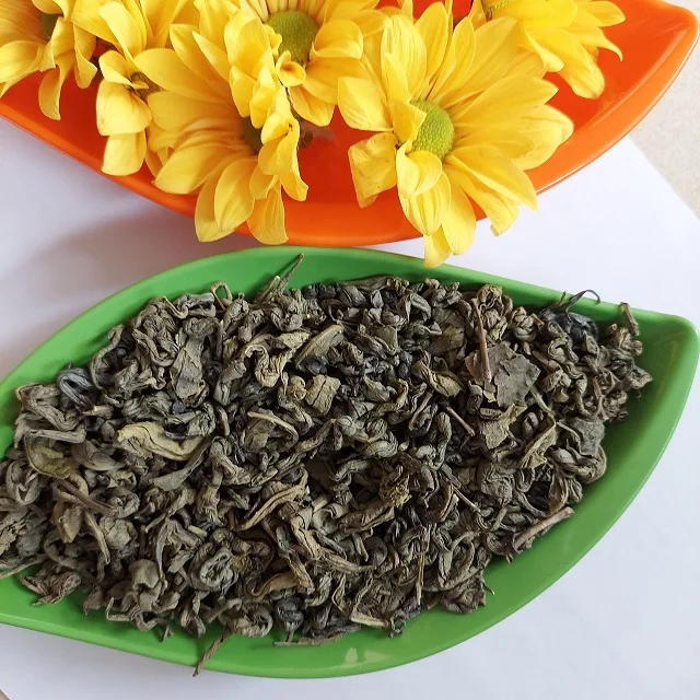 Top quality tea from Vietnam customized box or bag design GREEN TEA PEKOE COLOUR