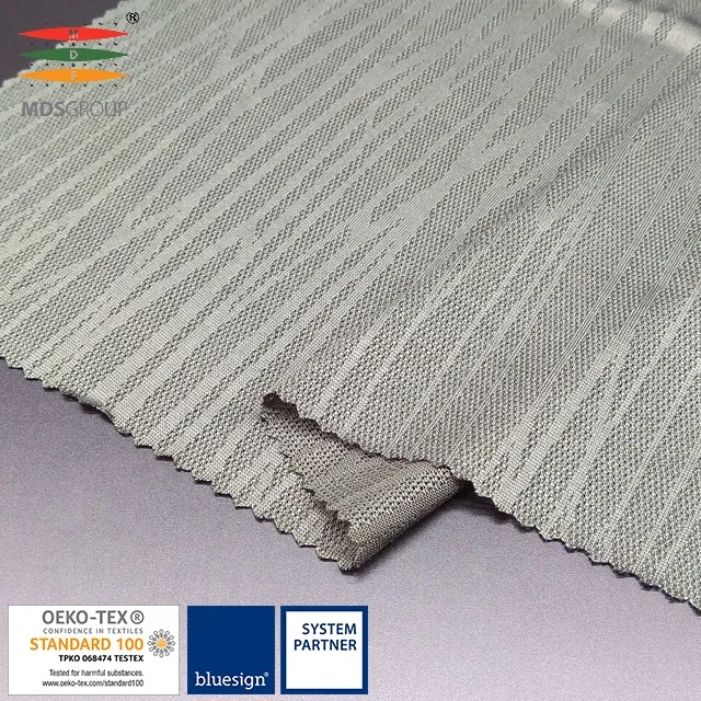 LIFEWEAR/SPORTSWEAR/T-SHIRT/PANEL 100%NYLON CIRCULAR KNIT HYDROPHILIC COMPUTER JACQUARD