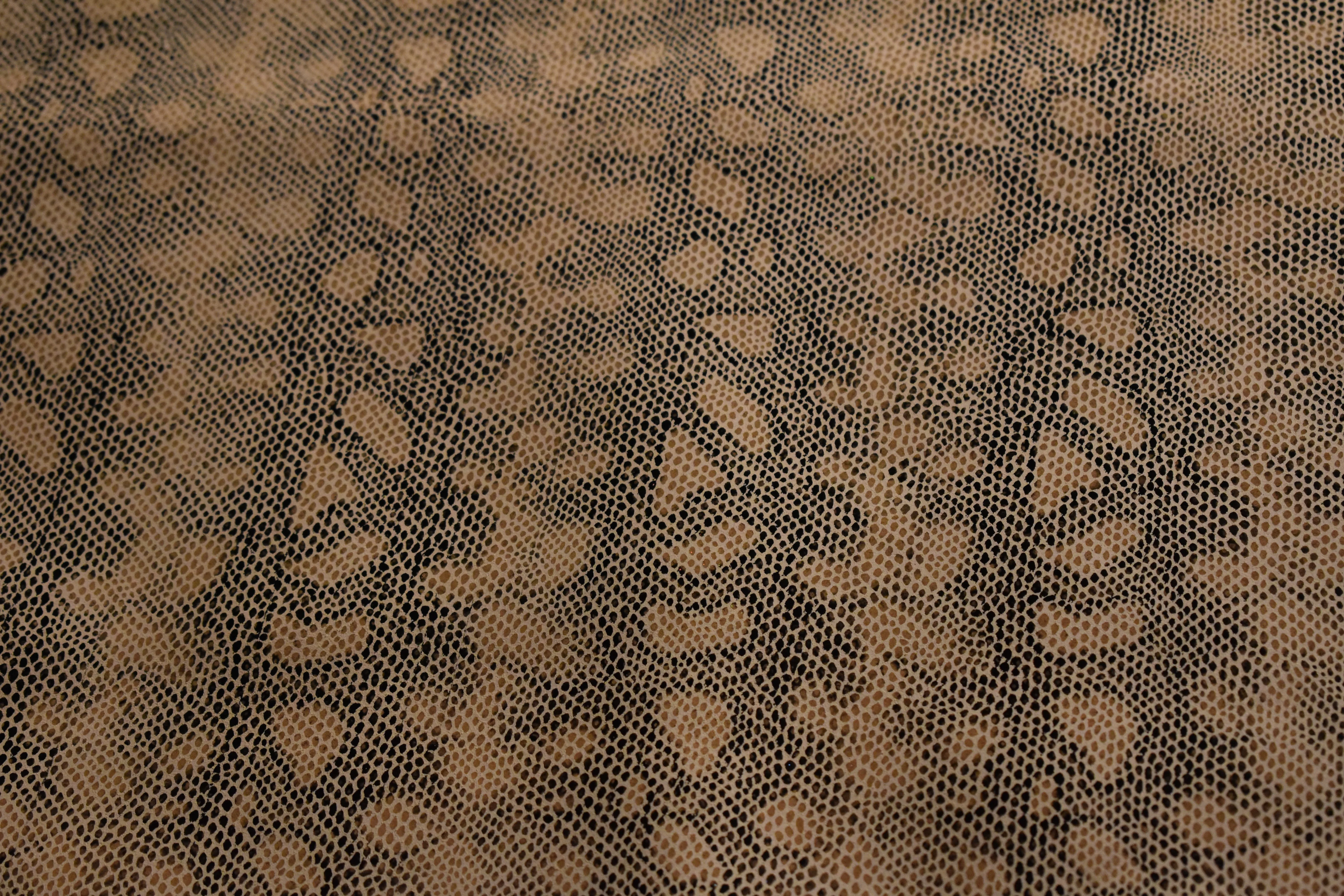 SnakeSkin Leather Made Italy in Cow Split Leather Perfect for Cool Shoes Belts and Bags