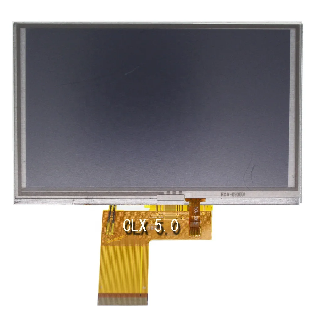 
with Resistance touch panel 5 inch TFT RGB 480X272 40pin lcd display screen module 