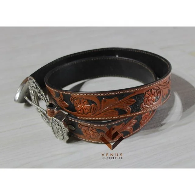 Wholesales men  leather belt black brown customized men leather belt