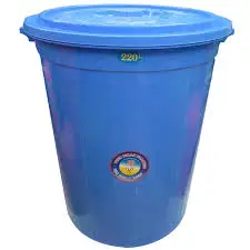 Заводская цена пластиковый контейнер 220 литров с крышкой для хранения воды и риса сделано во Вьетнаме