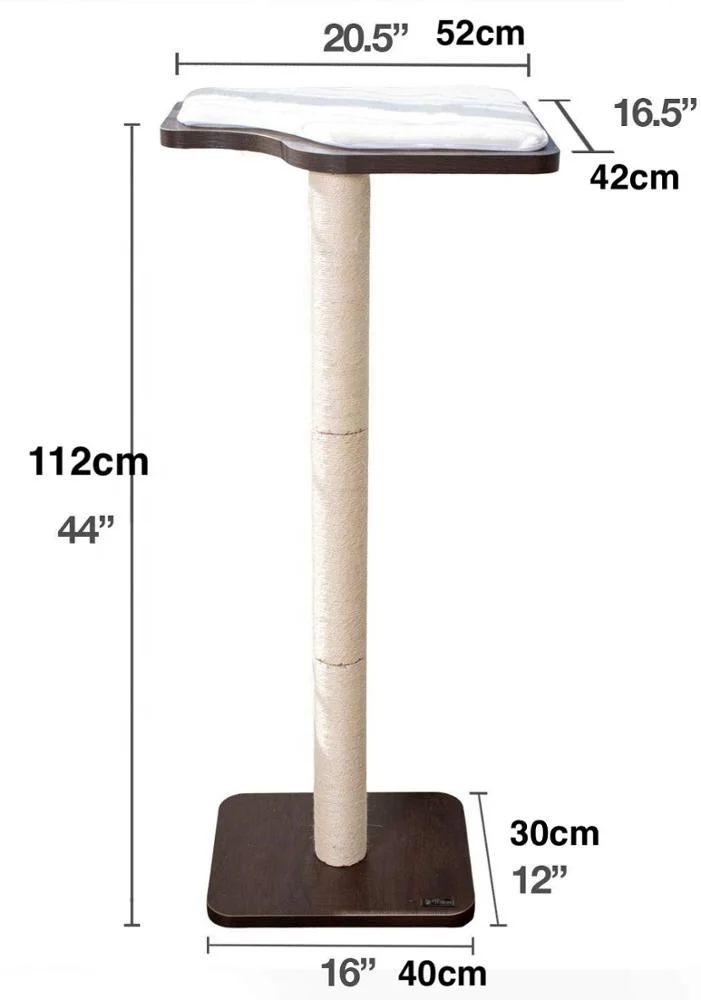 
Wood Cat Window Perch Hammock Seat Space Saving and Safety Window Mounted Cat Bed for Large Cats 